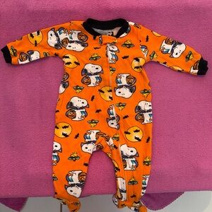 Halloween Snoopy Pajama 3/6 Months